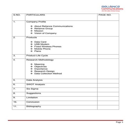 Relince communication