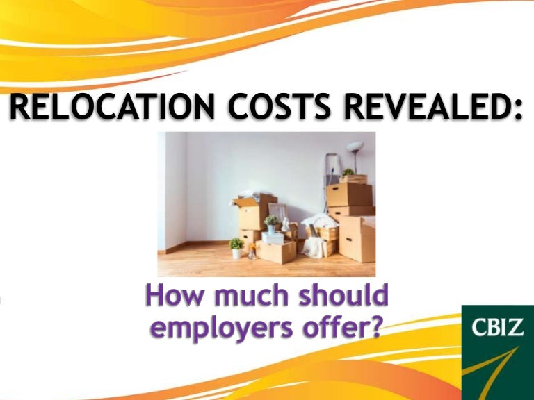 Relocation Costs Revealed How Much Should Employers Offer?
