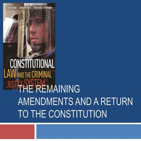 The Amendments of The Constitution | PPT