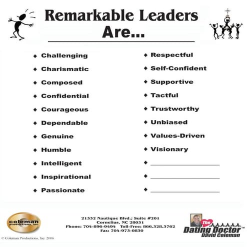 Remarkable Leaders