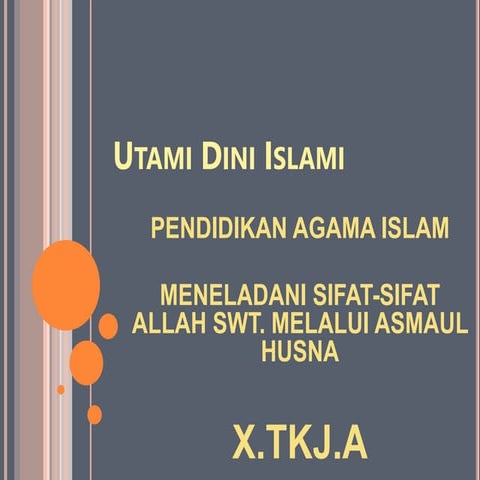 Pendidikan Agama Islam kelas 10