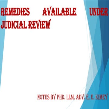 REMEDIES AVAILABLE UNDER JUDICIAL REVIEW.pptx