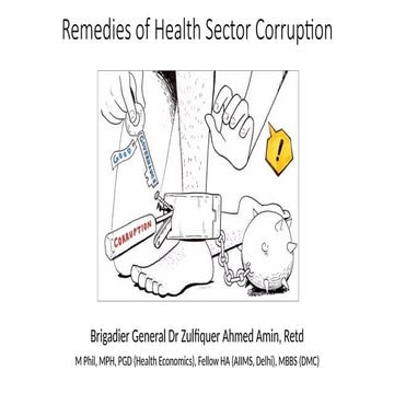 Remedial Measures Against Health Sector Corruption