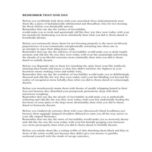 Remember That One Day