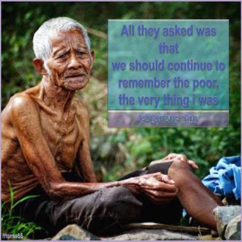 Remember the poors | PPTX
