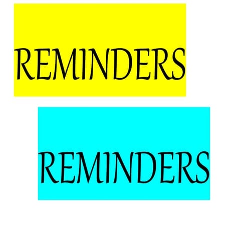 REMINDERS.docx