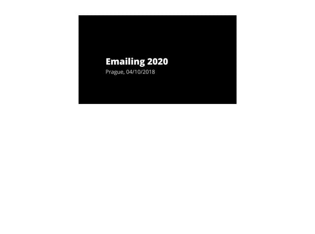 Emailing 2020: Remi Parmentier