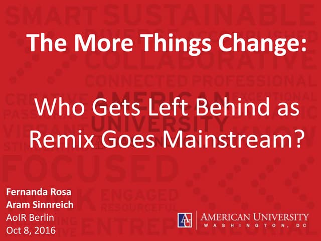 Who Gets Left Behind as Remix Goes Mainstream?