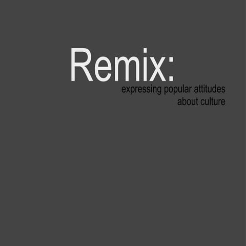 Remixand culture