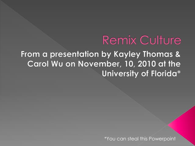 Remix culture