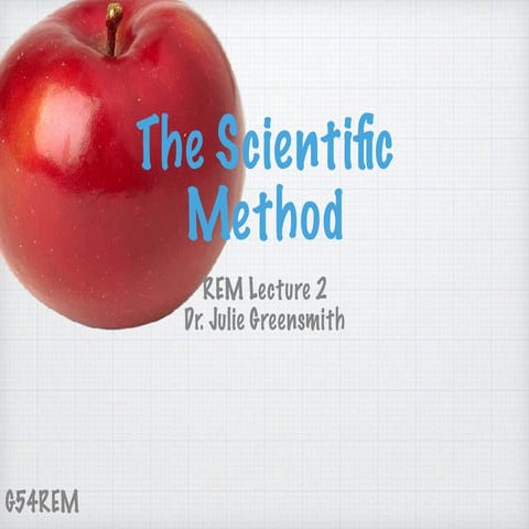 The Scientific Method (Course on Research Methods) | PDF