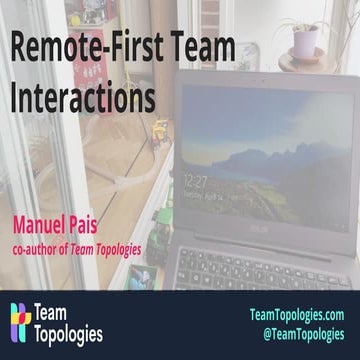 Remote-first Team Interactions for Business and Technology Teams @  NYC Scrum...
