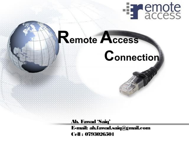 remote access connection manager remote access connection manager