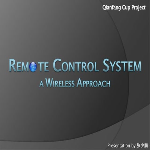 Remote Control System | PPT