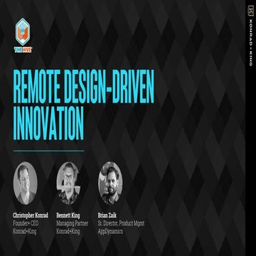 Remote Design Driven Innovation