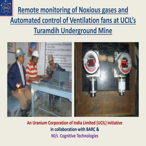 Remote monitoring of noxious gases and automated control