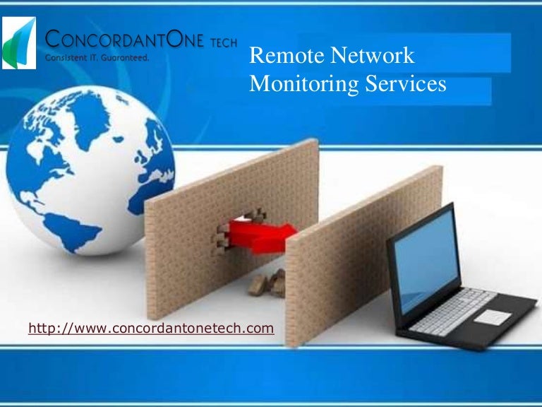 Remote network monitoring services