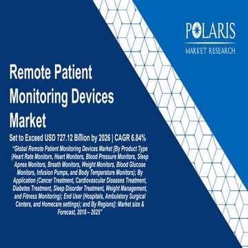 Remote patient monitoring devices market