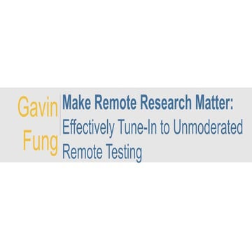Remote research uxpa talk