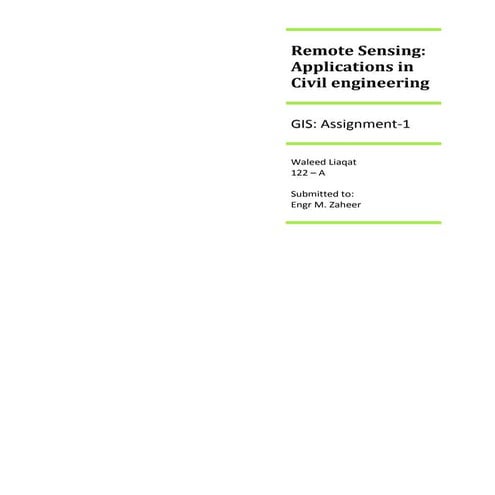 Remote sensing and it's applications | PDF | Civil Engineering Industry ...