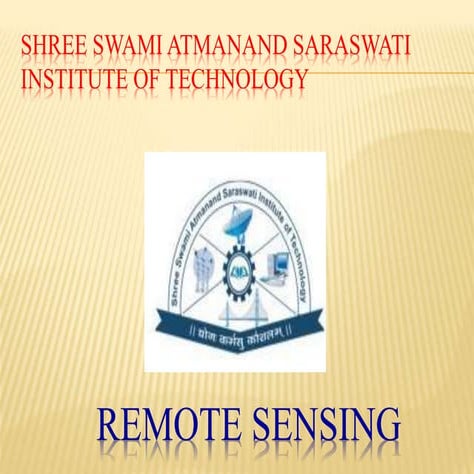 Remote sensing