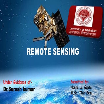 Remote sensing