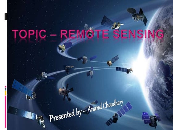 Chapter 1 (Introduction to remote sensing) | PPT