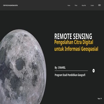 Materi bahan ajar Remote Sensing2 semester 4 STKIP pelita nusantara buton.pptx