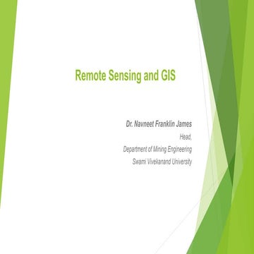 Remote sensing and gis