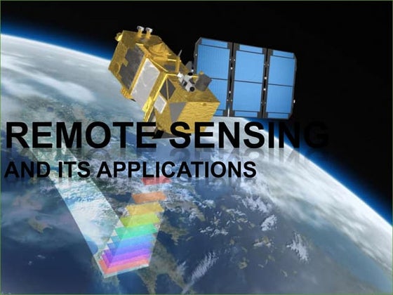 Chapter 1 (Introduction to remote sensing) | PPT