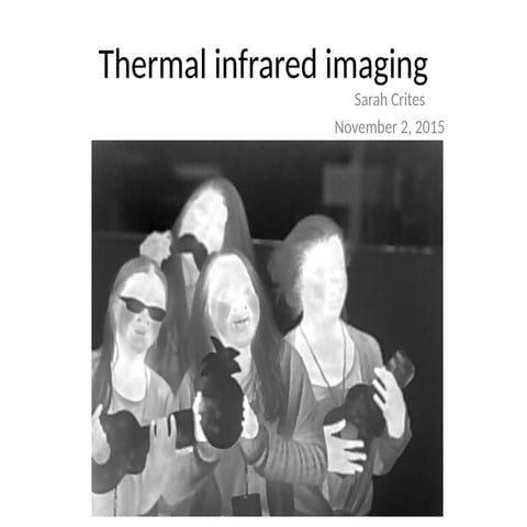 RemoteSensing using thermal sensors in brief