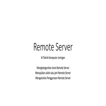 Remote Server.pptx