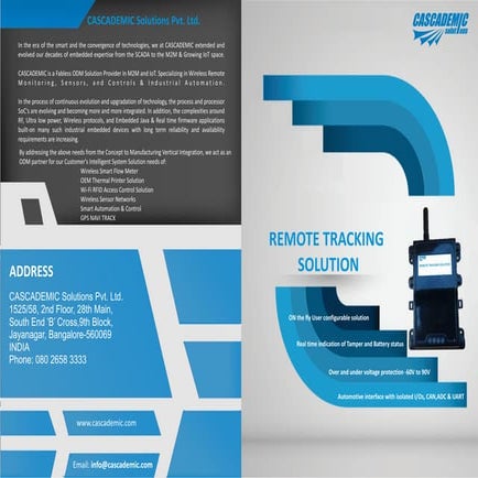 Remote tracking Solution