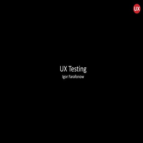 Remote user testing   ace conference - igor farafonow - uxeria