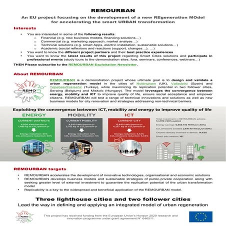 REMOURBAN project brochure | PDF