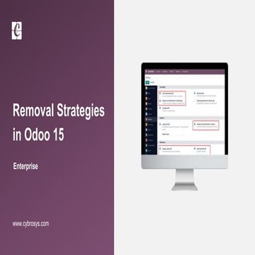 What is Removal Strategies in Odoo 15