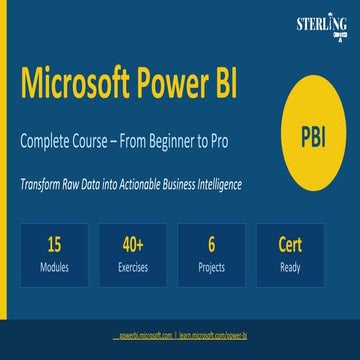 Microsoft Power BI Training – Master Data Analytics Fast | PDF