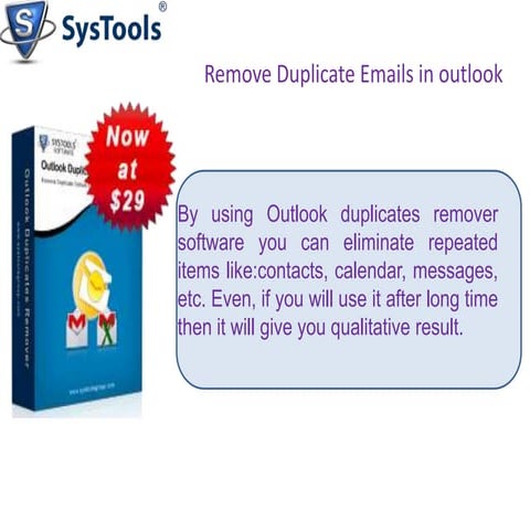Remove Duplicates Emails from Outlook