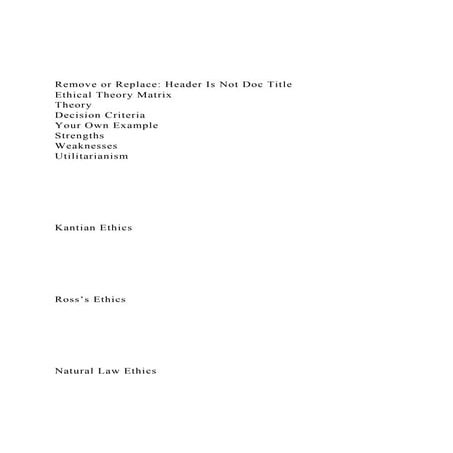 Remove or Replace Header Is Not Doc TitleEthical Theory Mat.docx