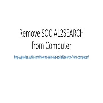 Remove social2 search from computer