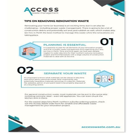 View of Tips on Removing Renovation Waste | PDF