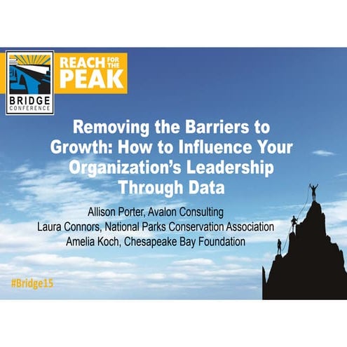 Removing the Barriers to Growth: How to Influence Your Organization's Leaders...