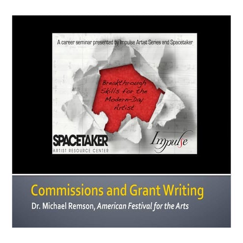 Commissions & Grant Writing