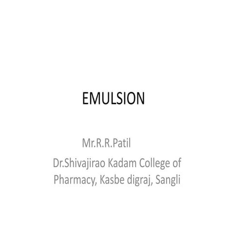  emulsion