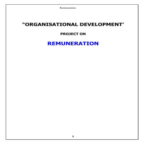 Remuneration