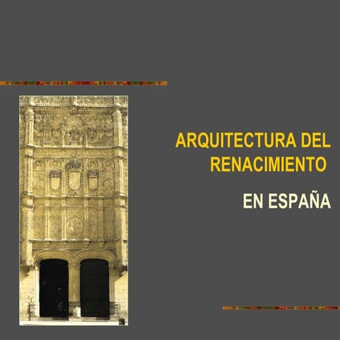 Arquitectura del Renacimiento en España