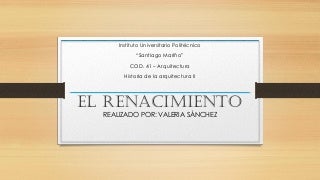 El Renacimiento