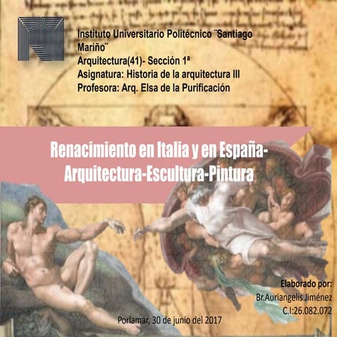 Renacimiento españa e italia