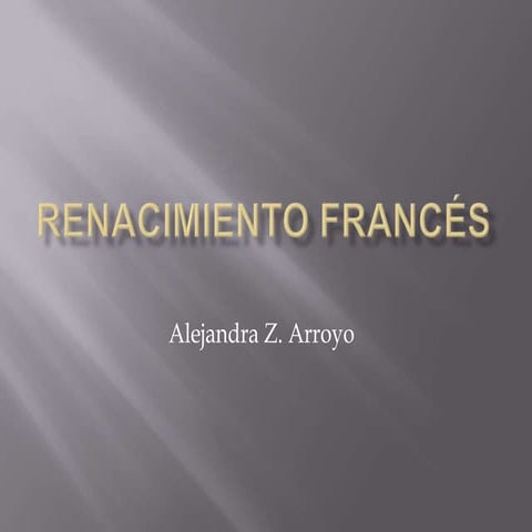 Renacimiento frances