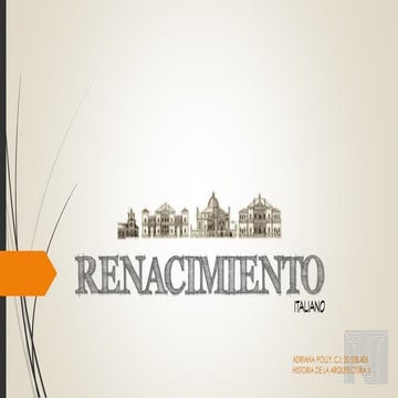 Renacimiento italia